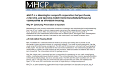 Desktop Screenshot of mhcp-wa.org